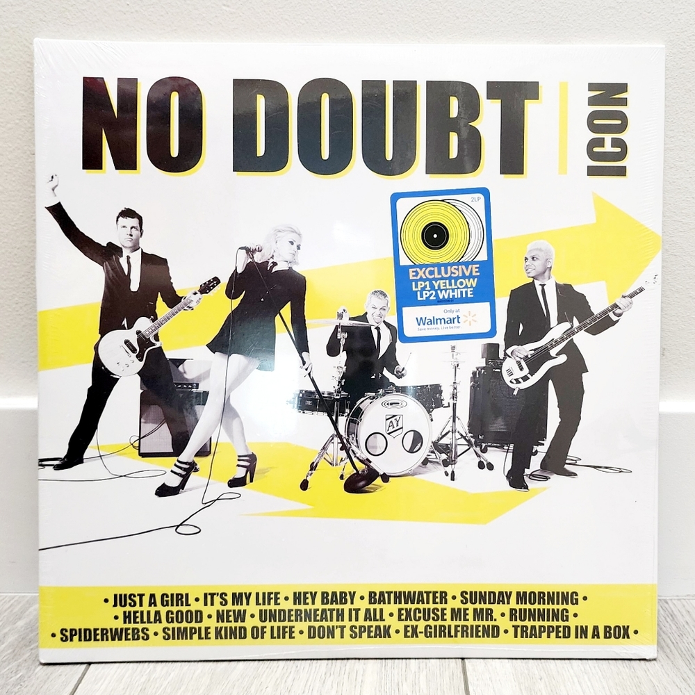 NO DOUBT ICON 2LP - Greatest Hits Yellow & White Vinyl